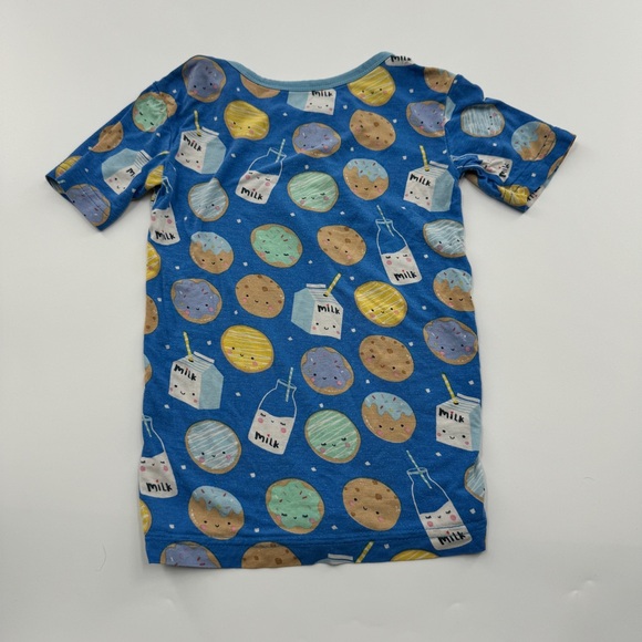 Little Sleepies Milk & Cookies Pajama Set Short Sleeve Size 3T - Picture 7 of 10